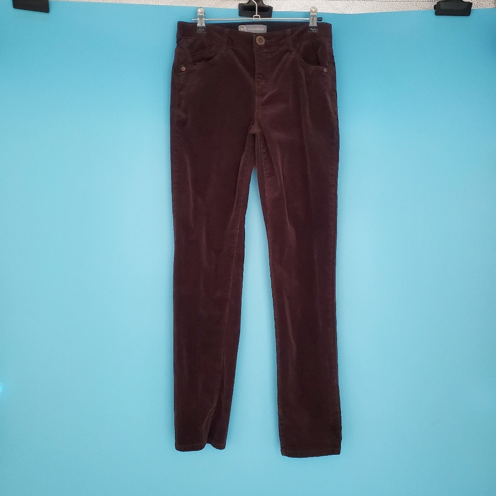 Wit & Wisdom Pants Size 2 Velvet Brown